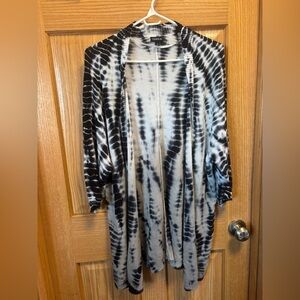 Torrid cotton blend tie dye cardigan